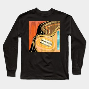 Beautiful Organic Minimalist Abstract Long Sleeve T-Shirt